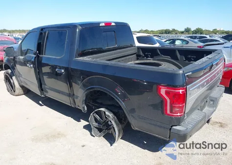 2015 Ford F-150 Platinum из США, поврежденный, VIN 1FTEW1EFXFFA76628